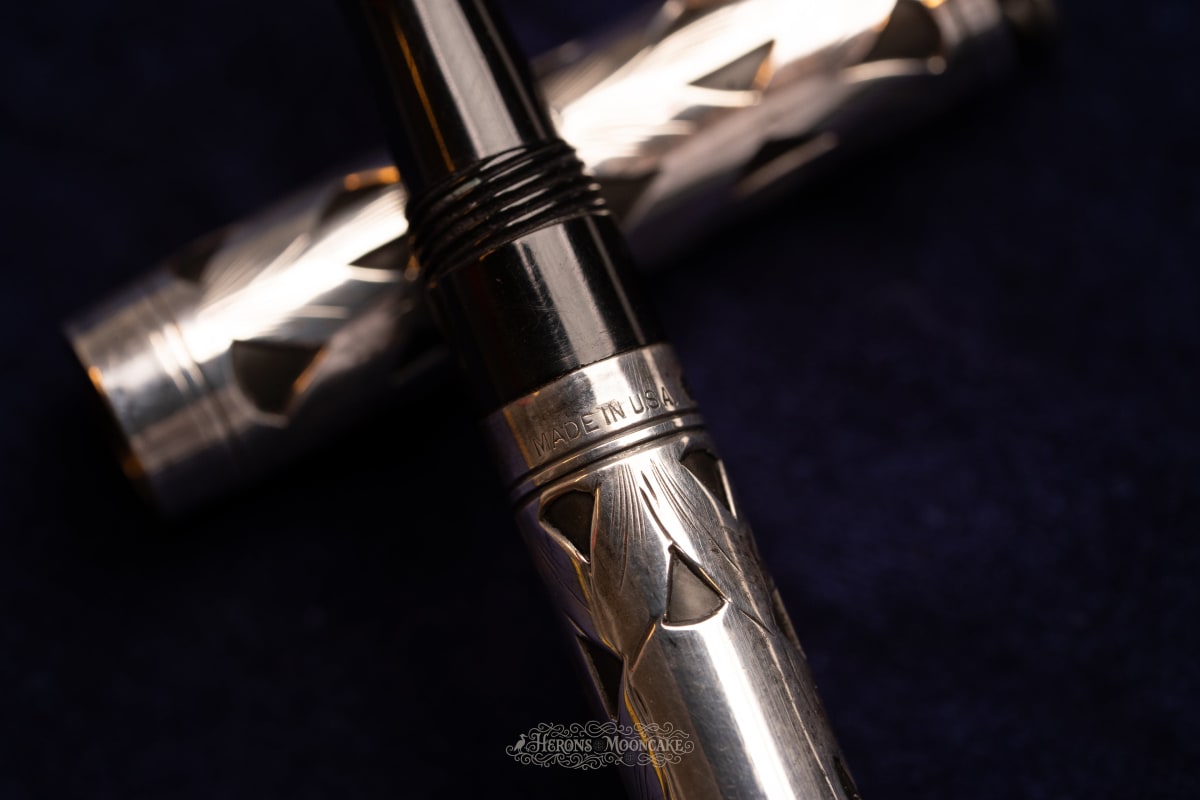 Waterman's | 452½ V | Sterling Basketweave Overlay | #2 Flex