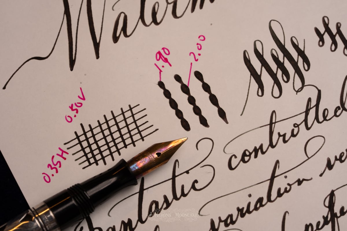 Waterman's | 452½ V | Sterling Basketweave Overlay | #2 Flex