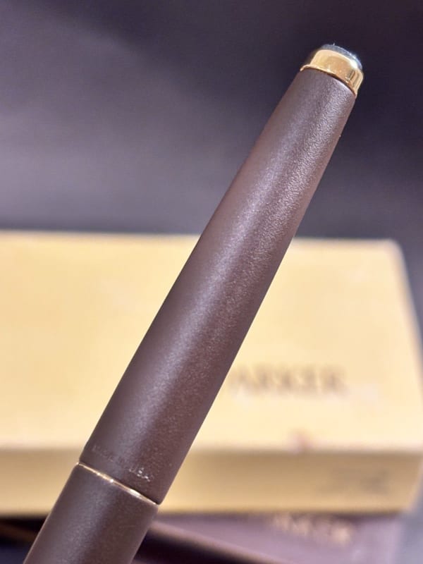 Parker 50 Falcon Fountain Pen Brown Laquered NOS (Bfp692)