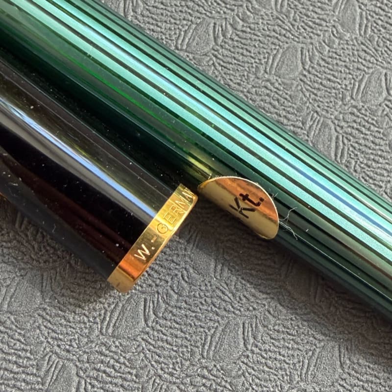 Pelikan M400 Green Old Style, 14k B nib, W. Germany