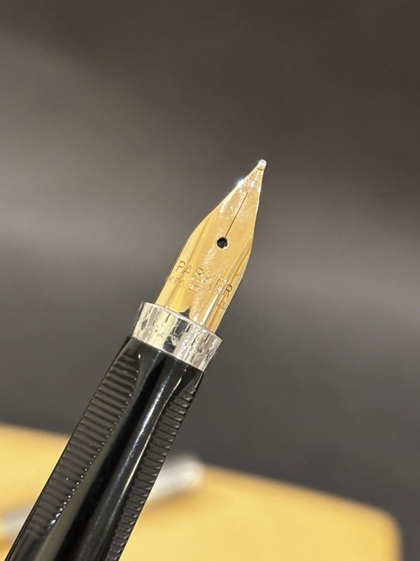 Parker 75 Cisele Sterling Silver Fountain Pen Disk Tassie - Restored (Bfp713)