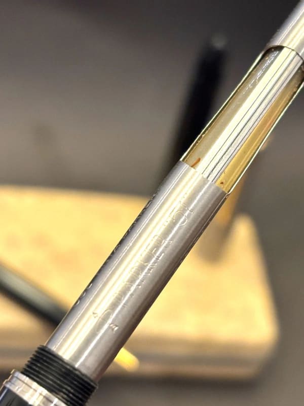 NOS Parker 51 Aerometric Fountain Pen+Pencil Black Set Argentina