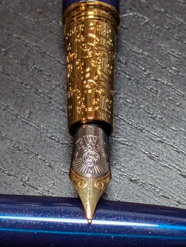 Ferris Wheel Press, The Joule Fountain Pen, Blue Revelry [M Nib]