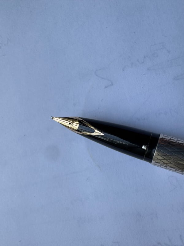 Sheaffer Imperial Sovereign Sterling Silver Fountain Pen (14K Broad)