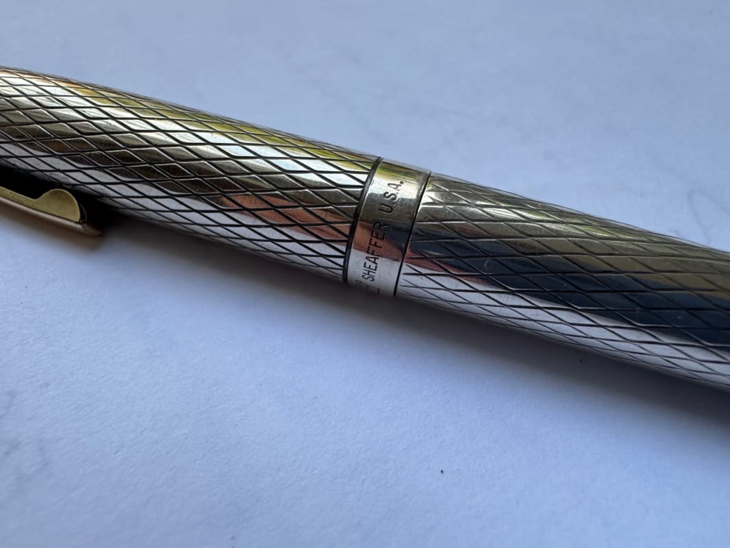 Sheaffer Imperial Sovereign Sterling Silver Fountain Pen (14K Broad)