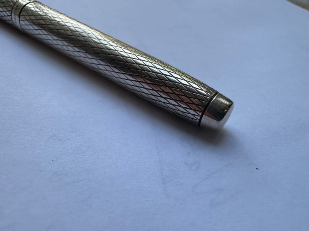 Sheaffer Imperial Sovereign Sterling Silver Fountain Pen (14K Broad)