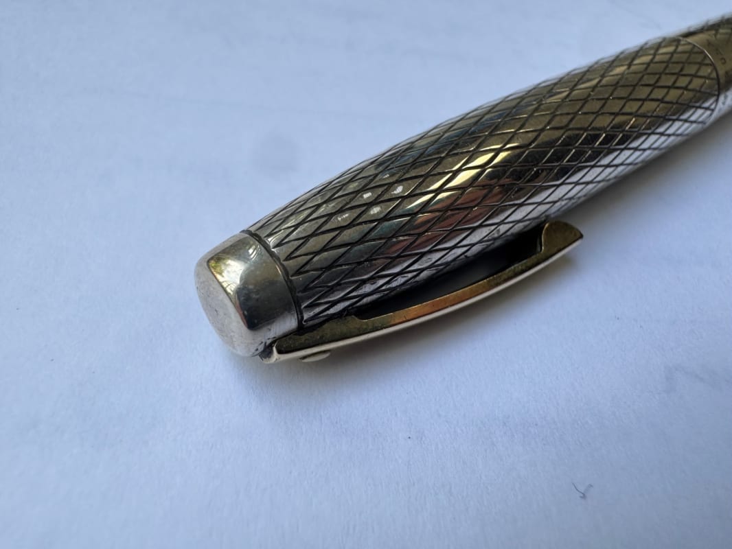 Sheaffer Imperial Sovereign Sterling Silver Fountain Pen (14K Broad)