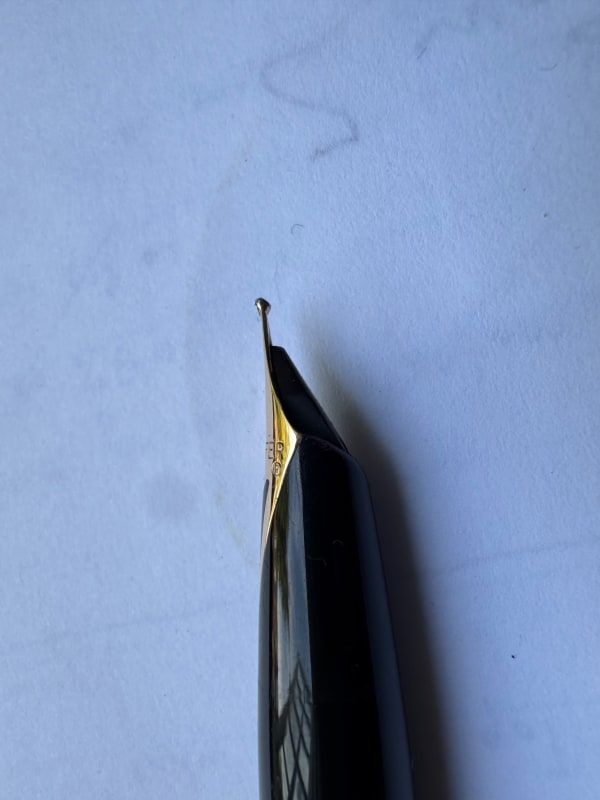 Sheaffer Imperial Sovereign Sterling Silver Fountain Pen (14K Broad)
