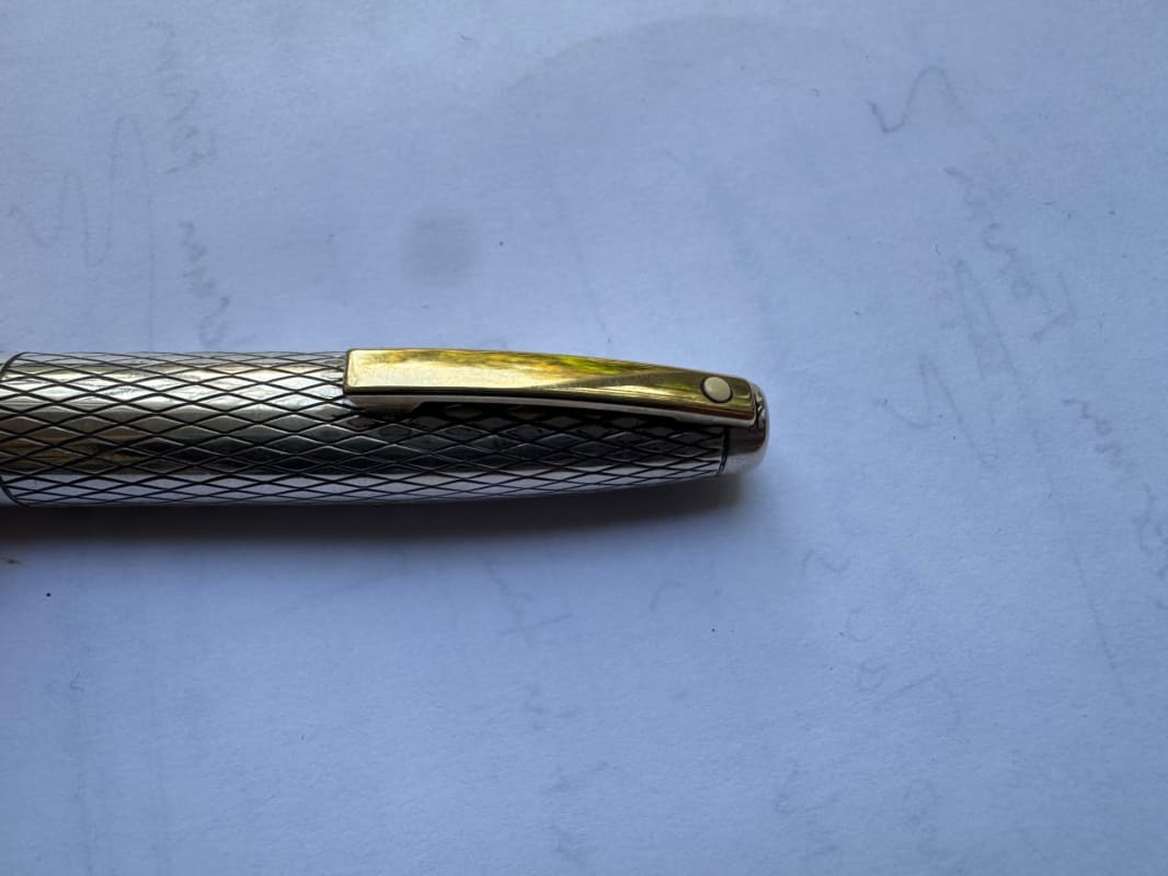 Sheaffer Imperial Sovereign Sterling Silver Fountain Pen (14K Broad)