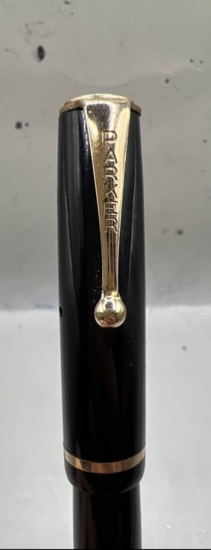 Parker Moderne Button Filler Fountain Pen Fine Nib