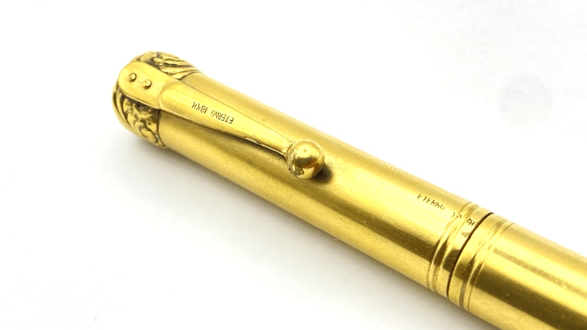 Vintage Uhlmanns Eterno Telescopic Fountain Pen Flexible 14K Gold Extra Fine NIB