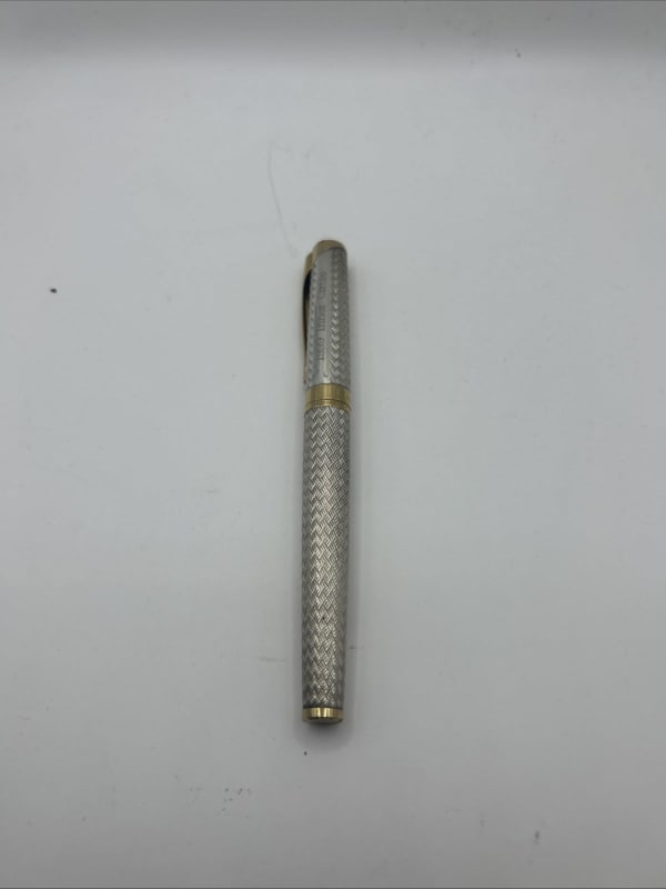 Vtg Waterman France Sterling Gold L’Etalon Rollerball Pen