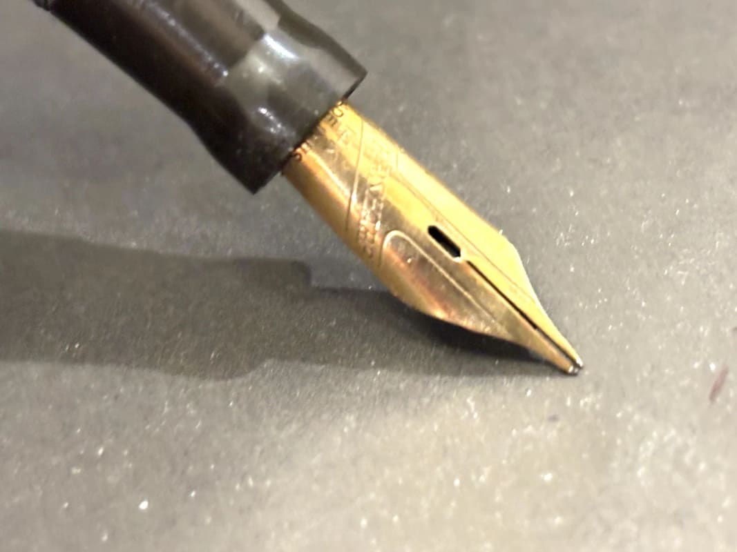 Wahl Eversharp Brazilian Green Lever Filler Flexy Nib - Restored (Bfp636)
