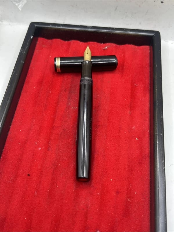 Waterman Waterman'S No. 5 #5 Red Ideal Fountain Pen Jet Oversized