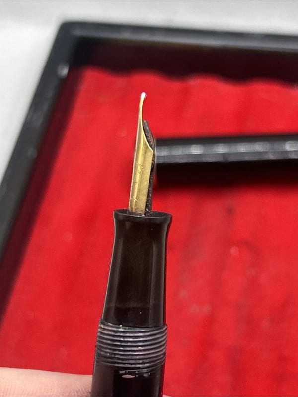 Waterman Waterman'S No. 5 #5 Red Ideal Fountain Pen Jet Oversized
