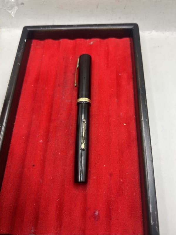 Waterman Waterman'S No. 5 #5 Red Ideal Fountain Pen Jet Oversized