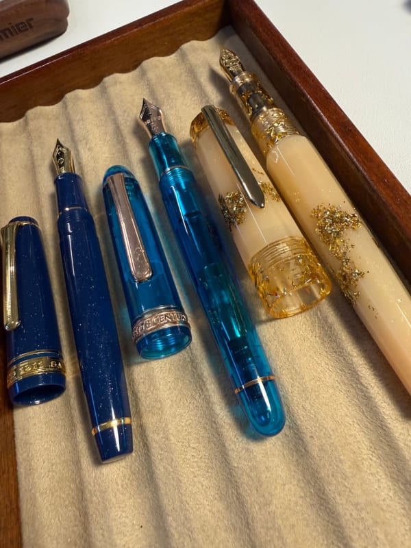Platinum #3776 Century L.E. , Sailor Pro Gear Slim and/or Benu Euphoria
