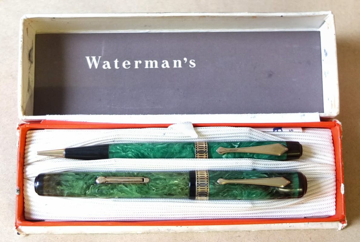 Vintage Waterman's Patrician pen and pencil set 