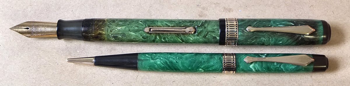 Vintage Waterman's Patrician pen and pencil set 