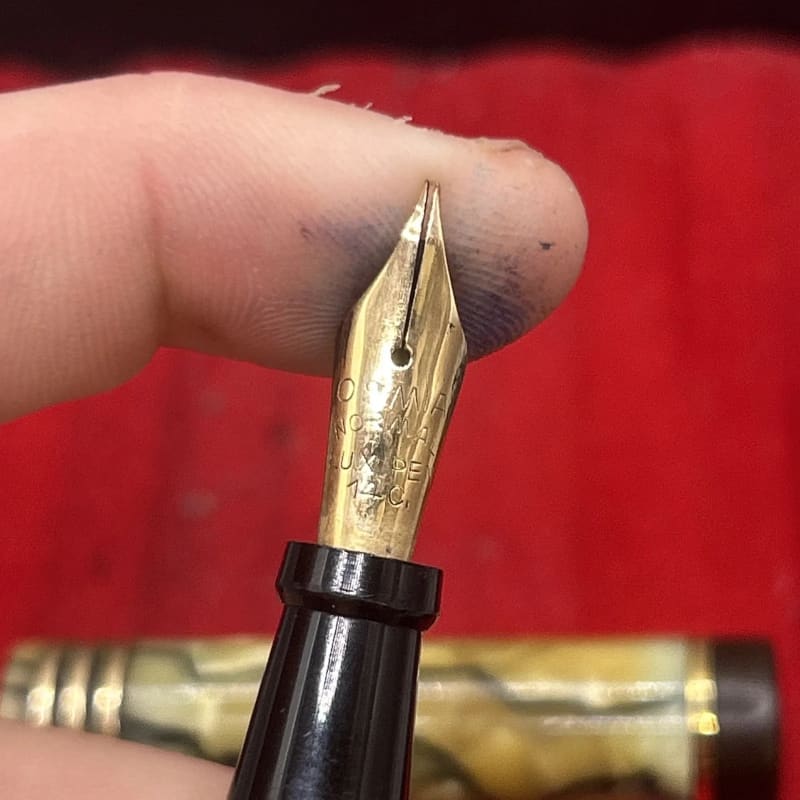 Osmia Normal Supra Lux Pen Fountain Pen Duofold Pearl