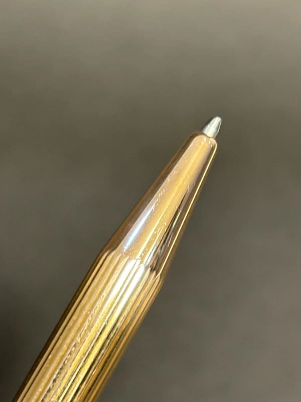 S.T. Dupont Ballpoint Pen Twist Gold Plated France (Bfp306)