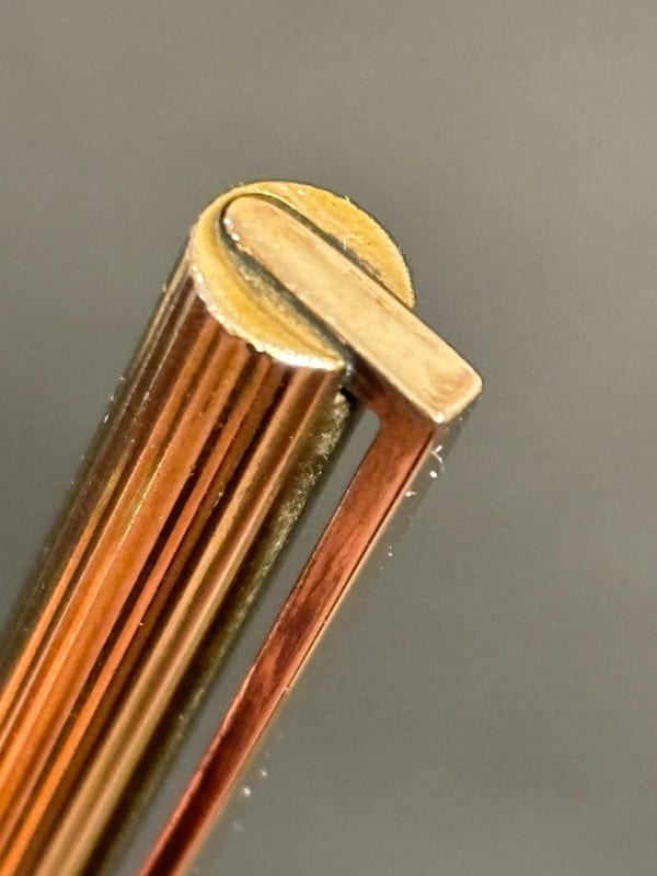 S.T. Dupont Ballpoint Pen Twist Gold Plated France (Bfp306)