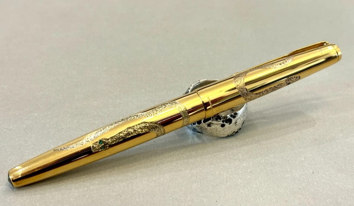 Lim Ed. Hand-Engraved Snake Motif With Mother-Of-Pear<Wbr/>L Parker 61 Insignia Ms