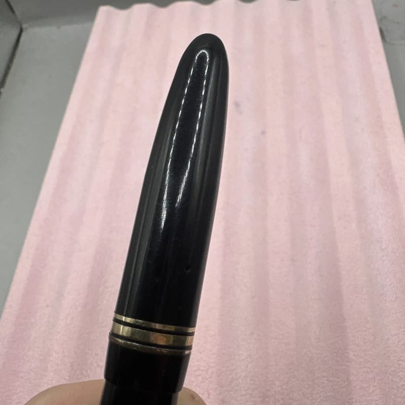 Swan Leverless 4220 Torpedo Cap, Fountain Pen, Black, Medium Nib With Flex
