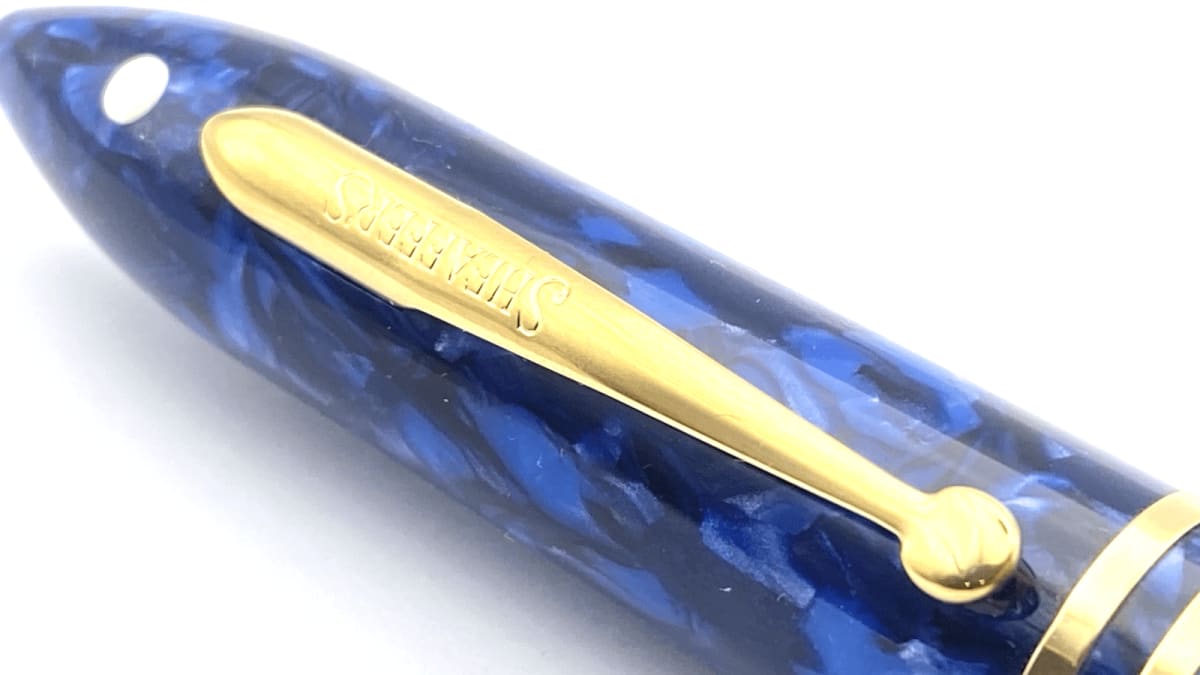 Sheaffer Balance 2 Model Rollerball Pen In Box Cobalt Blue Glow Gold Trim USA