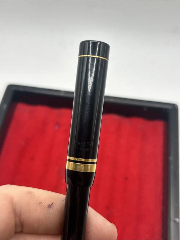 Parker Duofold Black Ballpoint Pen