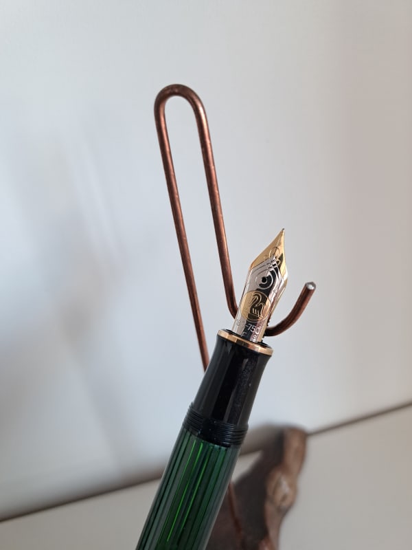 Pelikan M800 Old Style Green Fountain Pen with 18c F Nib