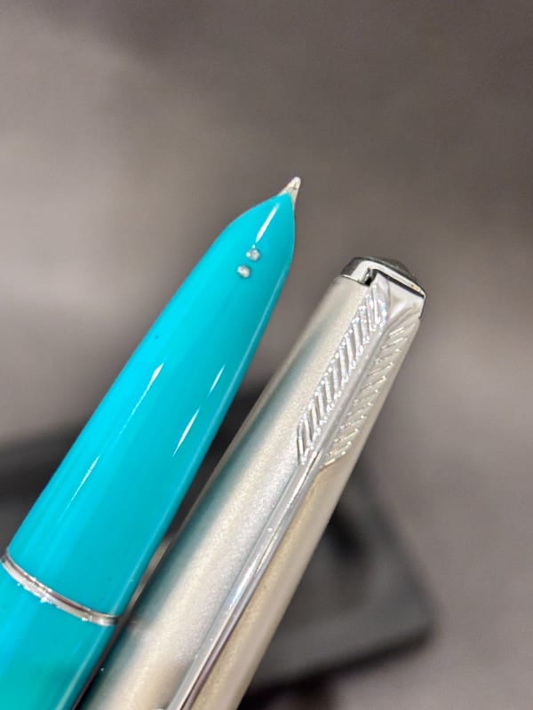NOS Parker 61 Aerometric Fountain Pen Surf Green Argentina (Bfp693)