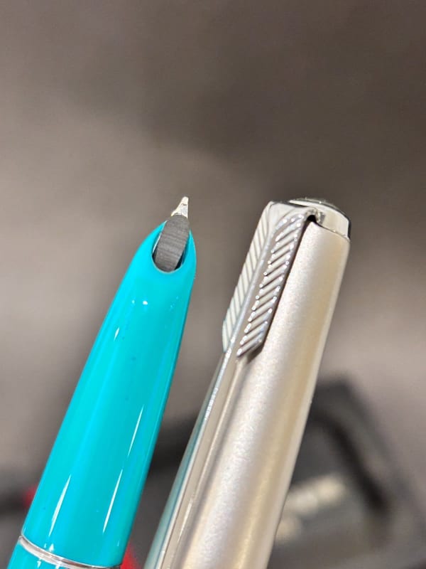 NOS Parker 61 Aerometric Fountain Pen Surf Green Argentina (Bfp693)