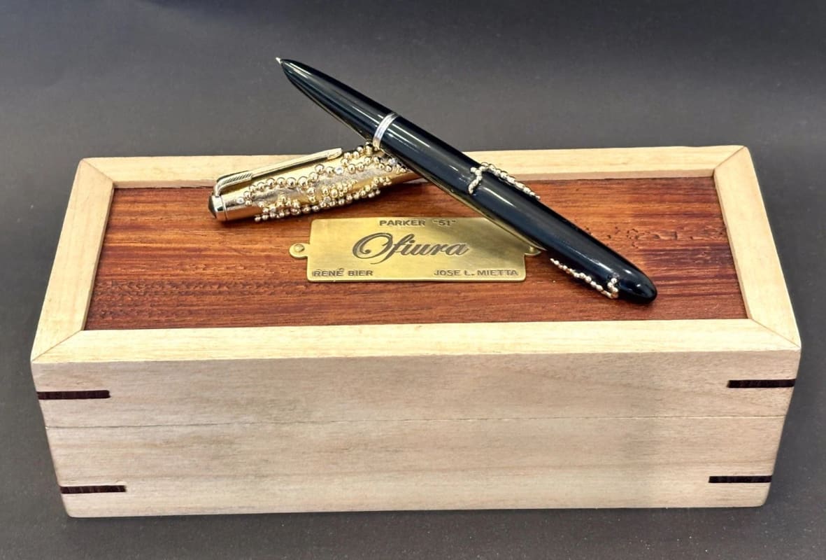 Parker 51 “Ofiura” (001/001) Limited Edition Vermeil Cap + Zircon Inlays