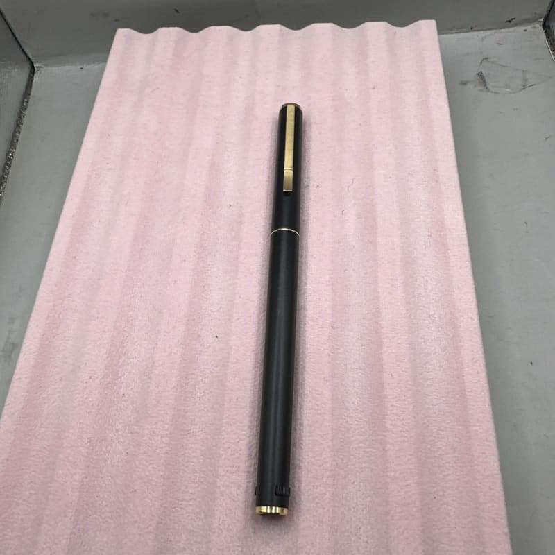 Vintage Aurora Hastil Fountain Pen Broad 14K Nib Matte Black Boxed
