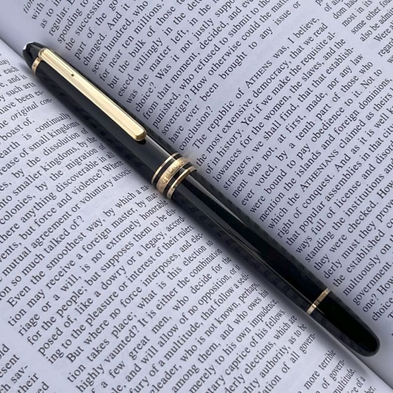 Montblanc Meisterstück 144 Black Preowned Fountain Pen
