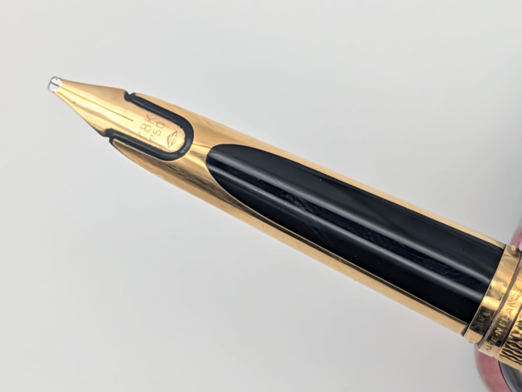 Waterman C/F Gold-Filled Barleycorn Fountain Pen  – Rare Original Converter Included