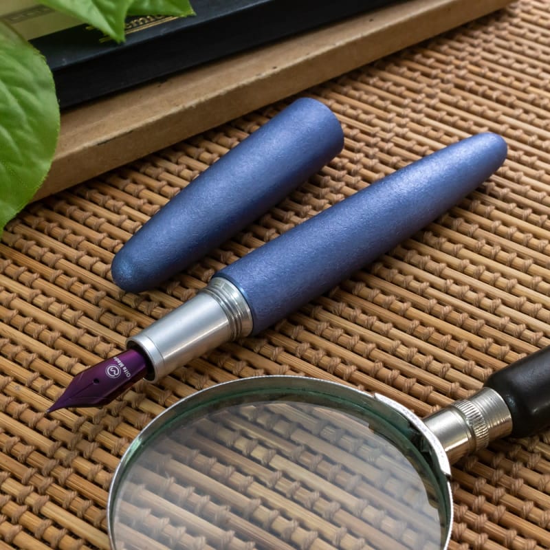 Wancher Stardust Japan Blue Sunrise Fountain Pen Jowo #6 Nib Japan