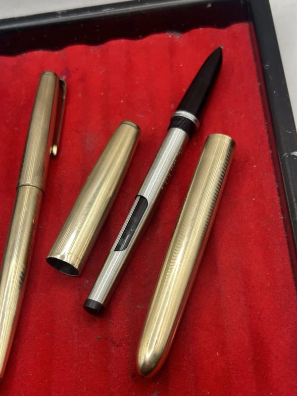 Parker 51 Signet Fountain Pen And Ballpoint Pen Set Engraved