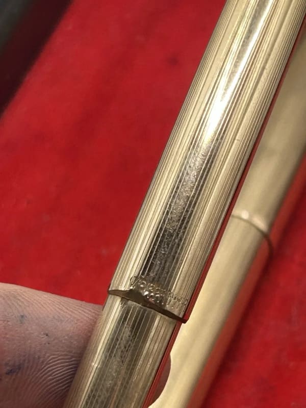 Parker 51 Signet Fountain Pen And Ballpoint Pen Set Engraved