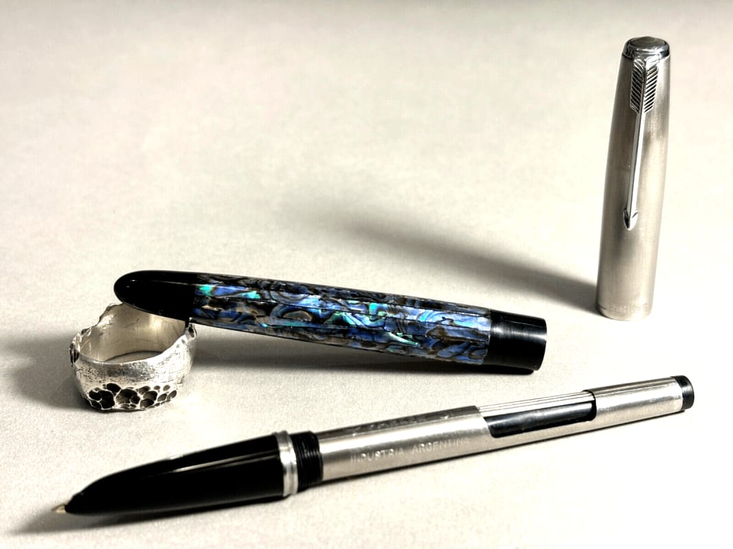 Limited Edition Parker 51 Fountain Pen Abalone Mother-Of-Pear<Wbr/>L Overlay Raden