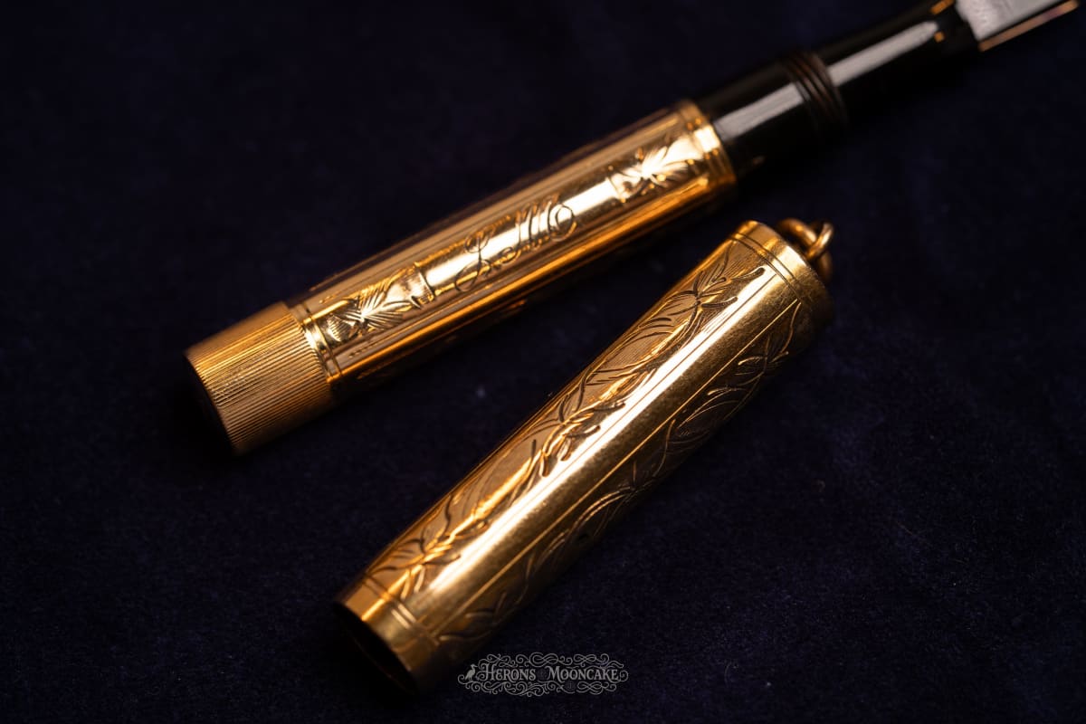 Waterman's | 0552½ V | Gold Pansy Overlay | #2 Flex