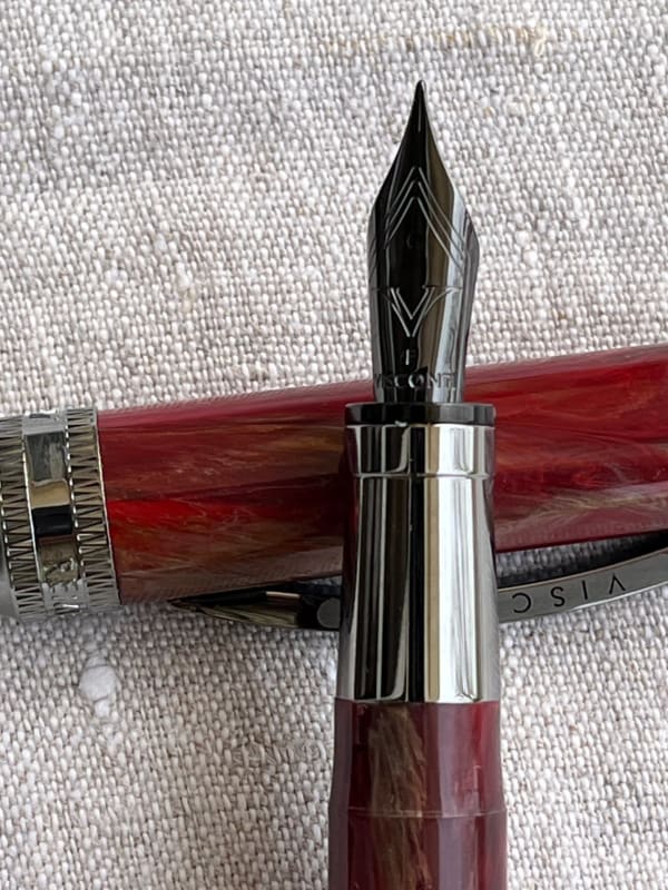Visconti Rembrandt-S Bordeaux Fountain Pen - Fine Nib (KP10-25-FPF) - BNIB