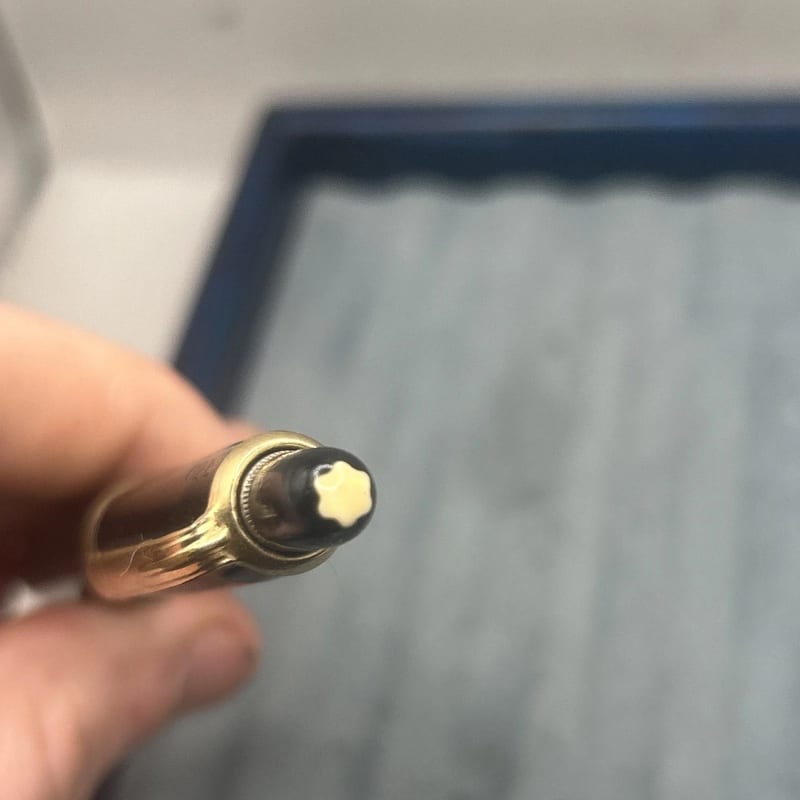 Vintage 1950S Montblanc Pix Mechanical Pencil 172 Engraved