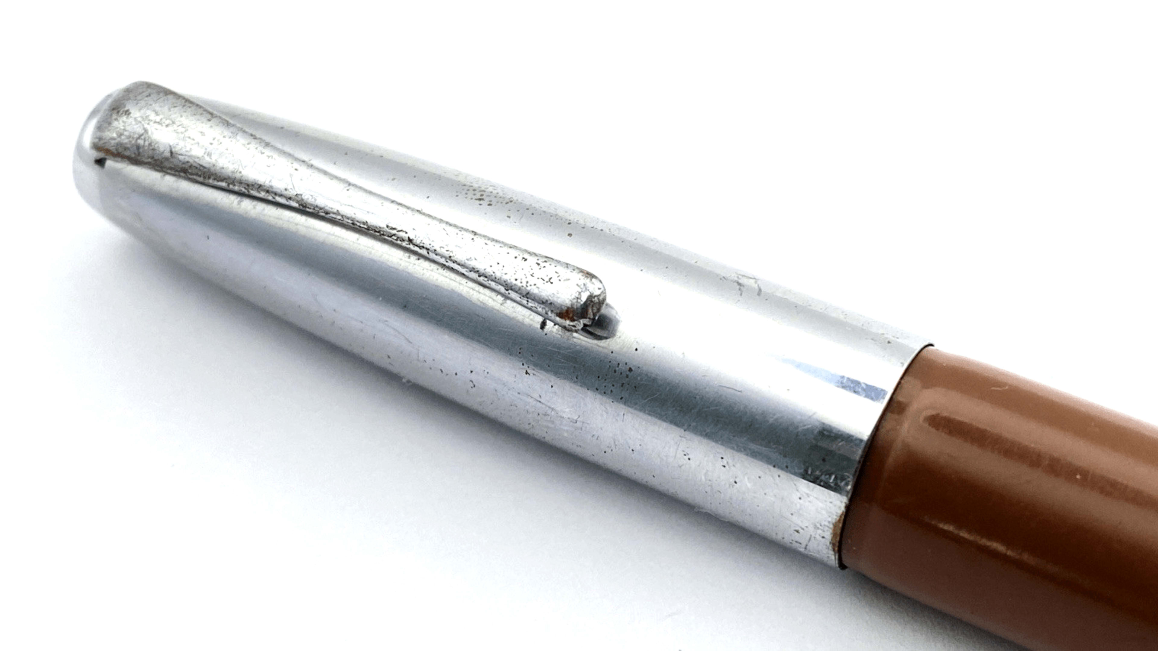 Vintage Aurora 88 Duo Cart Fountain Pen In Cocoa 14K Gold Medium NIB Italy