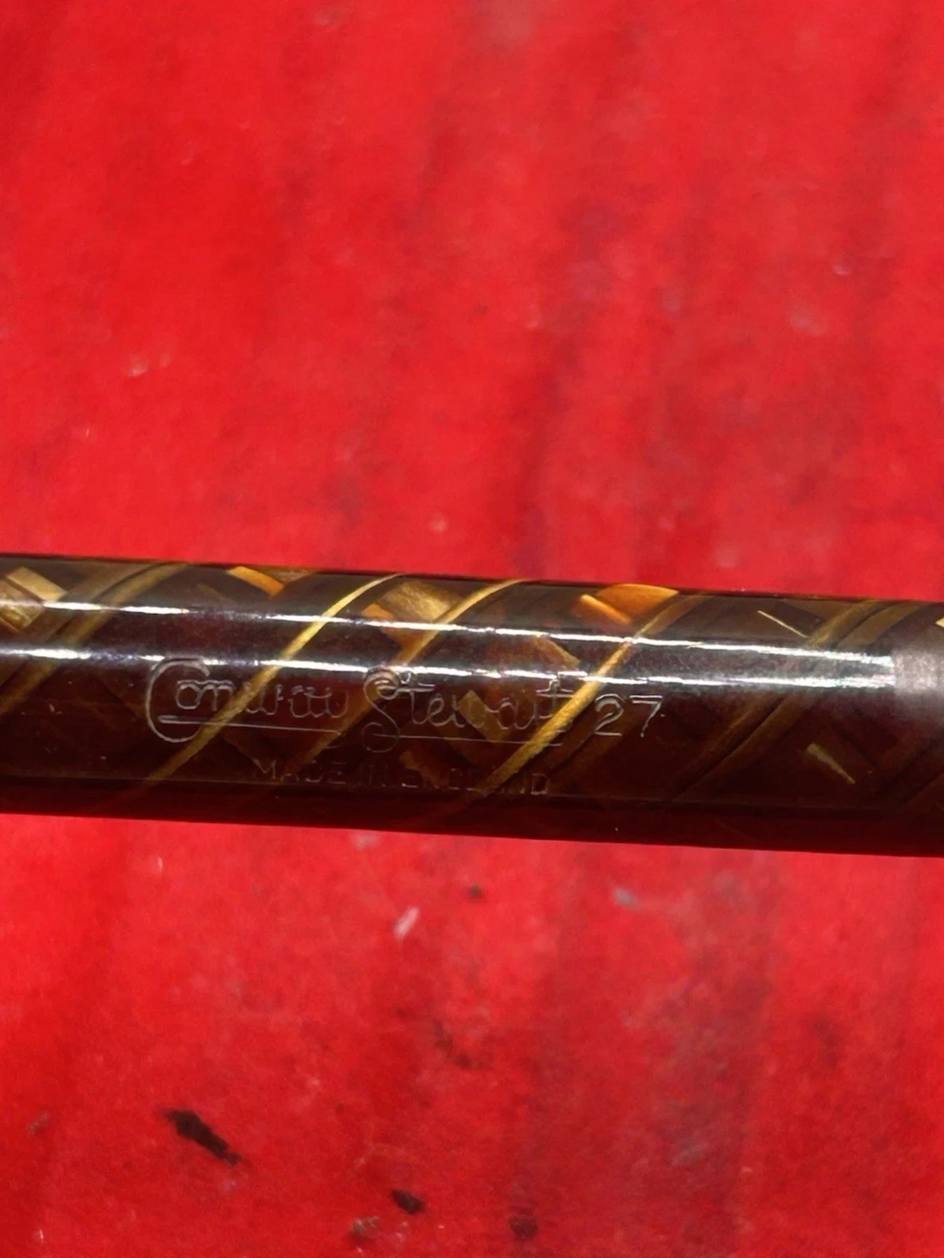 Conway Stewart 27 Tiger'S Eye Fountain Pen Medium Flex