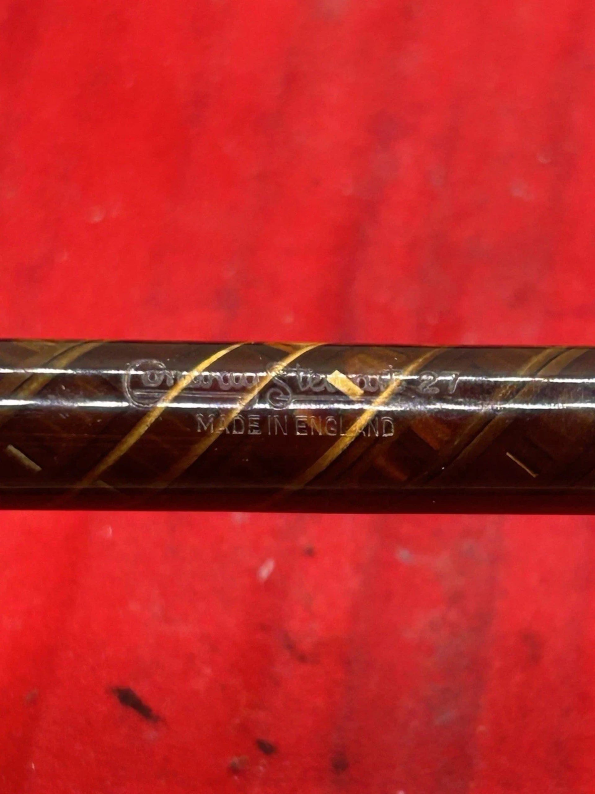 Conway Stewart 27 Tiger'S Eye Fountain Pen Medium Flex