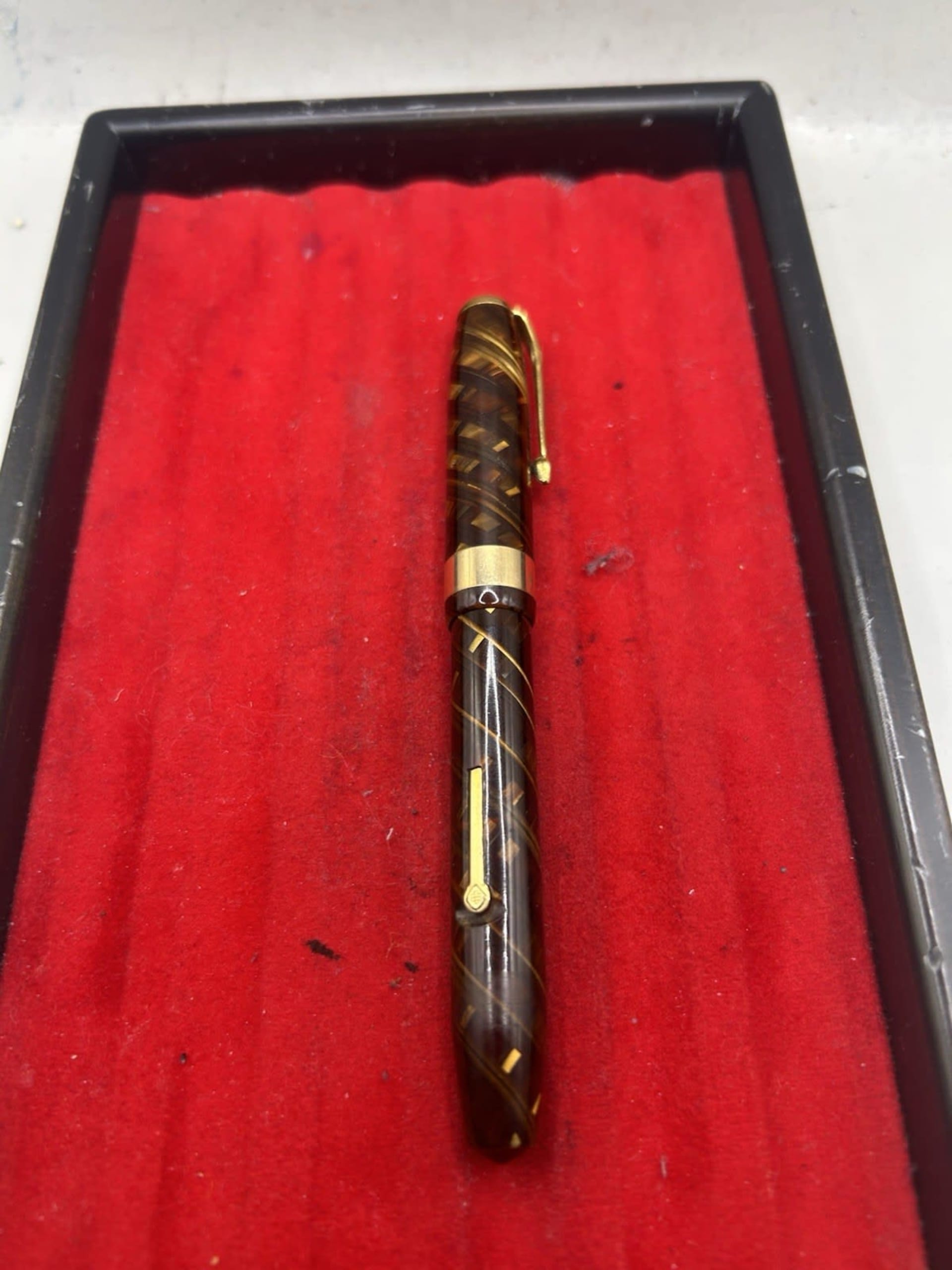Conway Stewart 27 Tiger'S Eye Fountain Pen Medium Flex