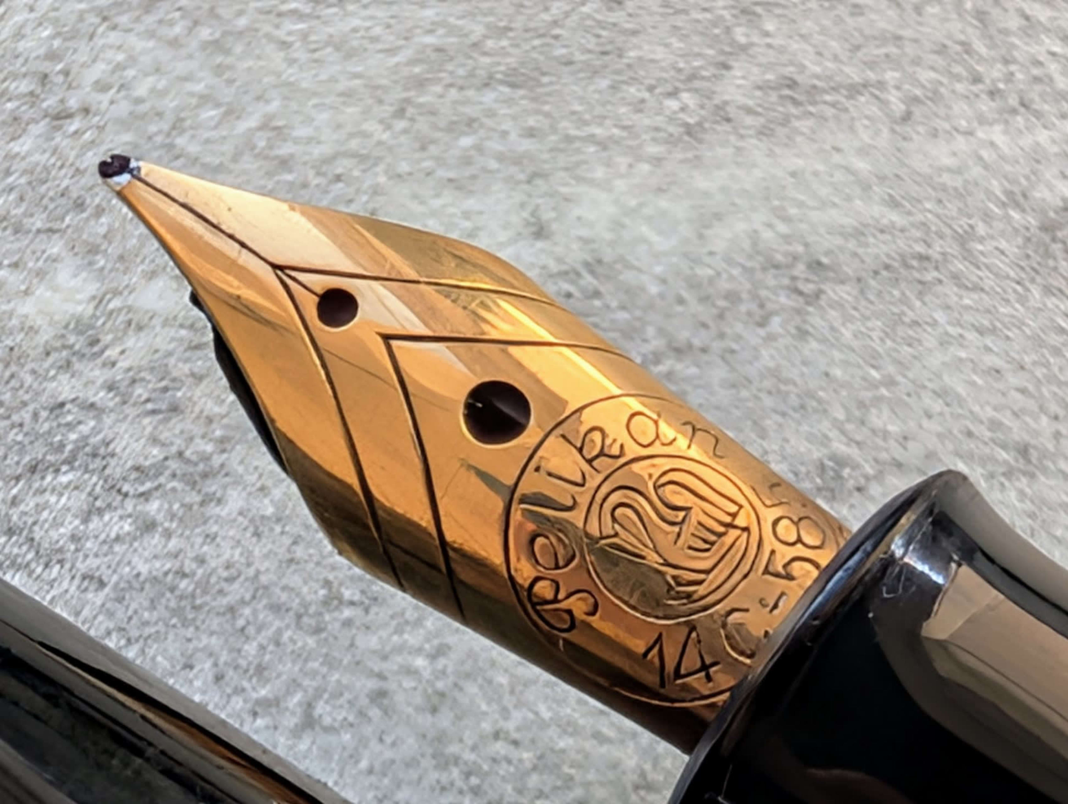 Vintage Pelikan 140 fountain pen 1950's restored