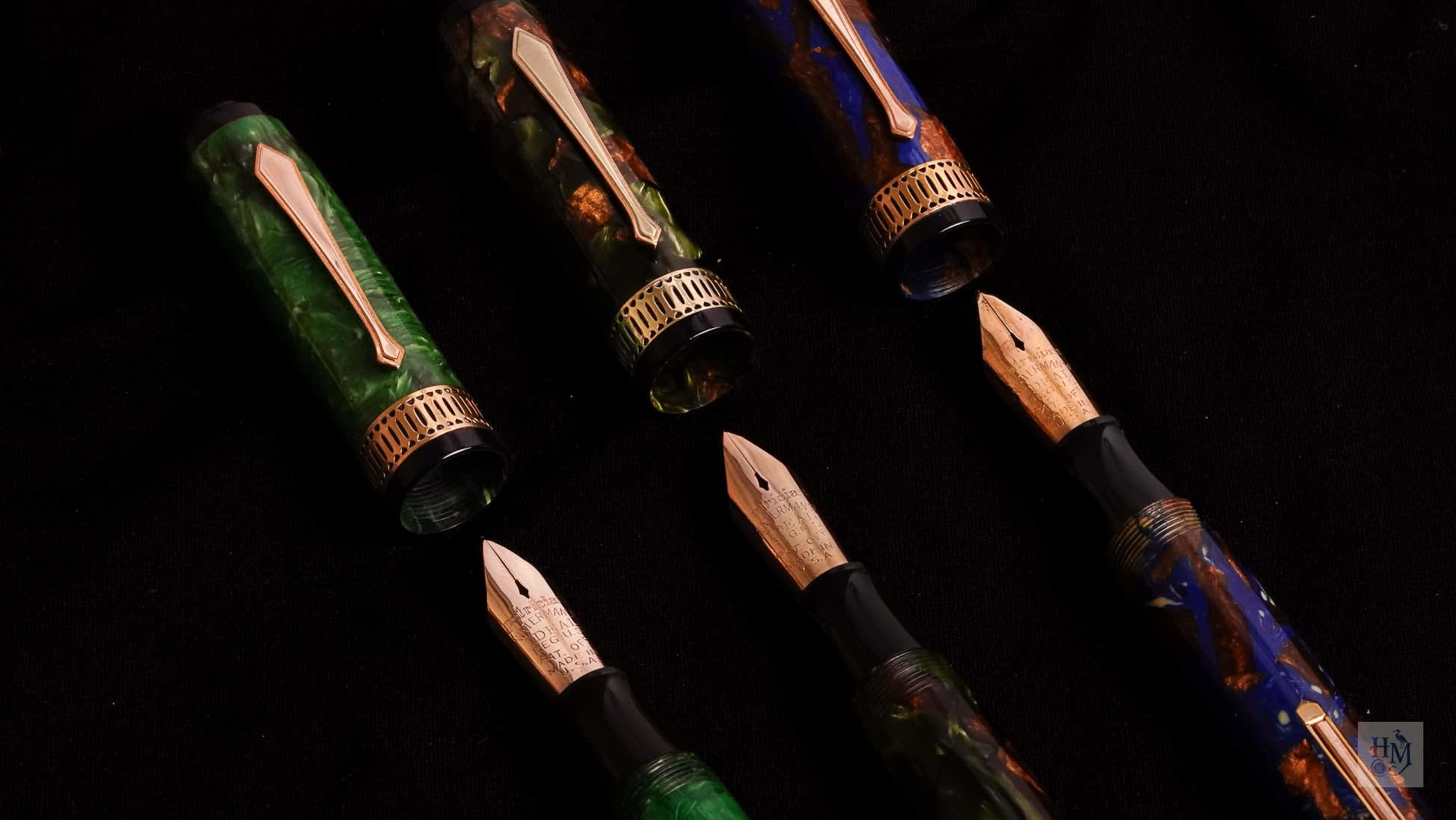 Waterman's Patrician, Turquoise Celluloid GPT, #8 14k Patrician Nib
